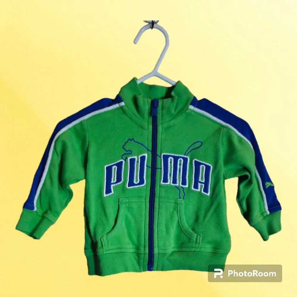 Puma Zip‎ Up Jacket 0-3M (X62)